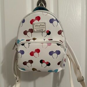 Disney Loungefly Ears Backpack w/ Ear Holder